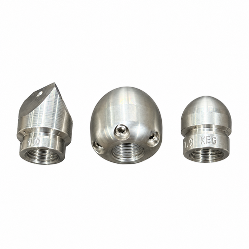 1/4" Plumber Starter Kit — 3-Nozzle Drain Cleaning Set