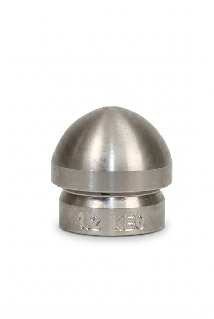 KEG Standard Nozzle w/ Forward Jet 3/8" - professional sewer jetting nozzle by KEG Technologies | Jetter Pro Supply