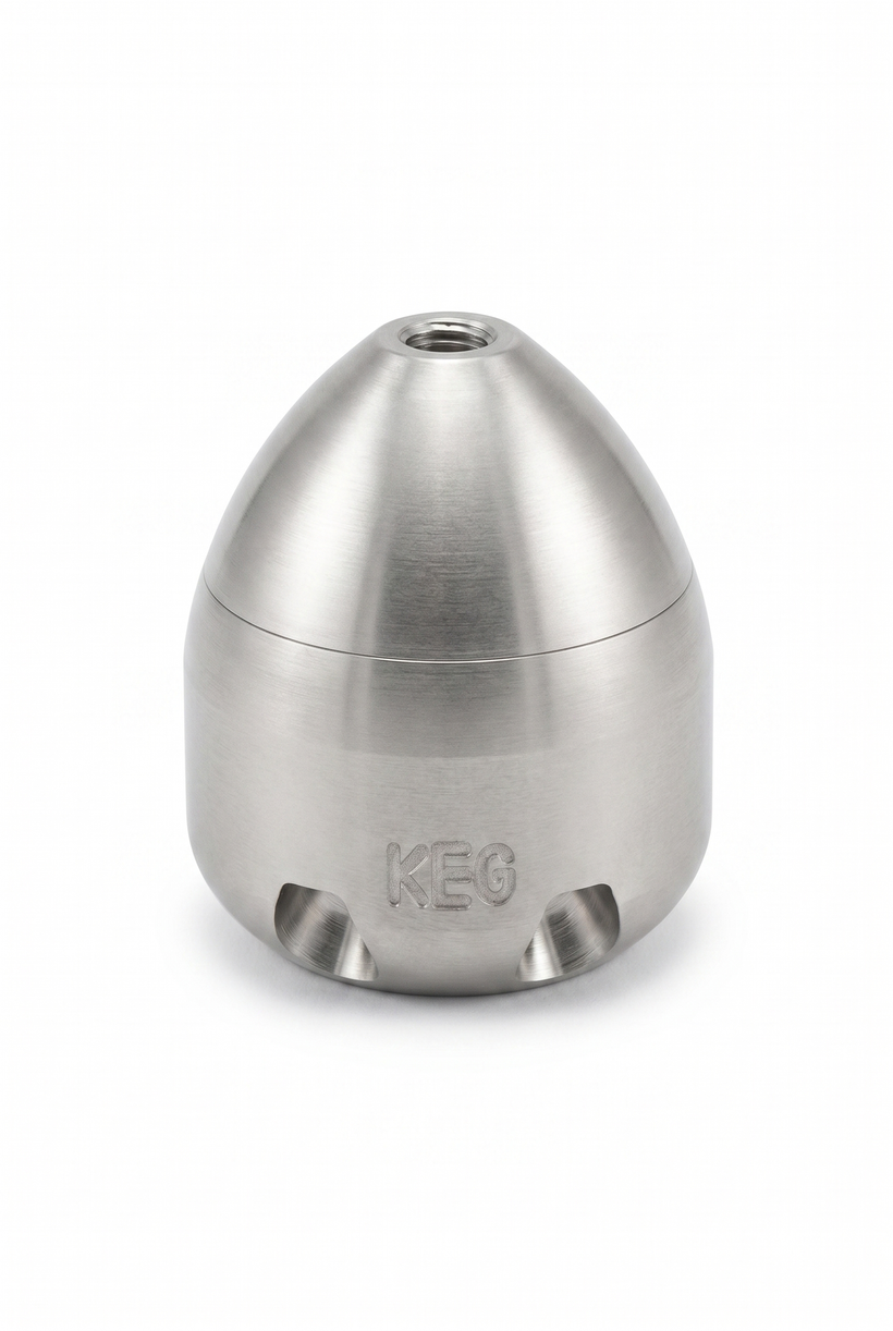 KEG Traction Nozzle w/ Forward Jet 3/8"