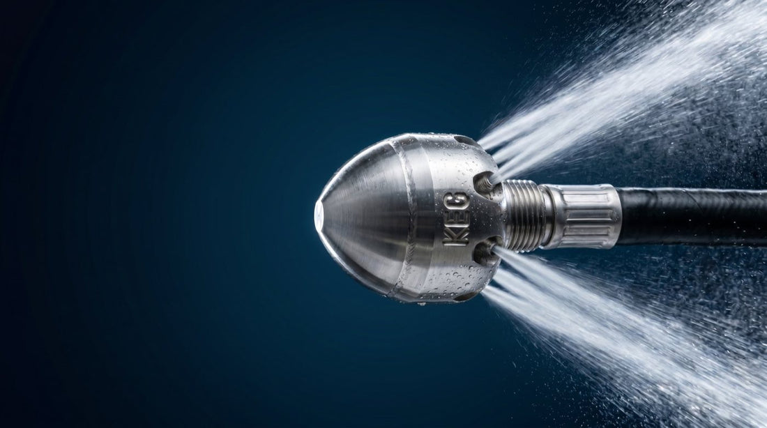 KEG nozzle spraying water — original JPS homepage artwork