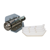 KEG Aqua Power 700 shown with steel skids and separate plastic skids; confirm parts included with the demo unit