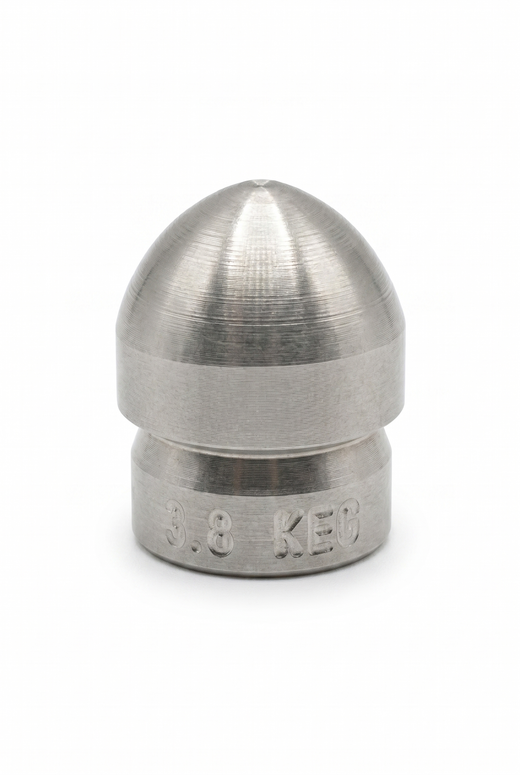 KEG Ball Nozzle 3/8" (No Forward Jet) — Residential & Service Laterals
