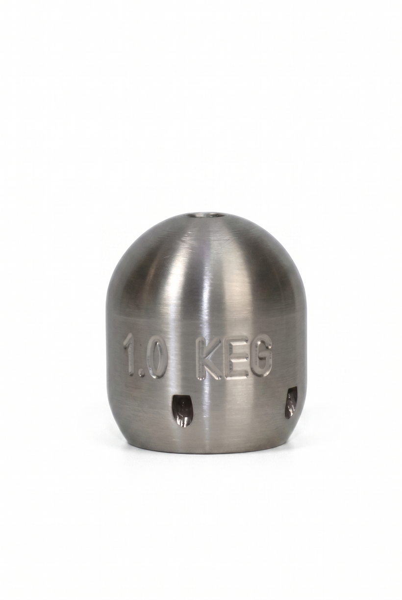 KEG Ball Nozzle w/ Forward Jet 1/2"