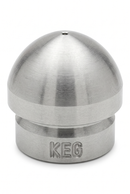 KEG Ball Nozzle w/ Forward Jet 1/4" - professional sewer jetting nozzle by KEG Technologies | Jetter Pro Supply