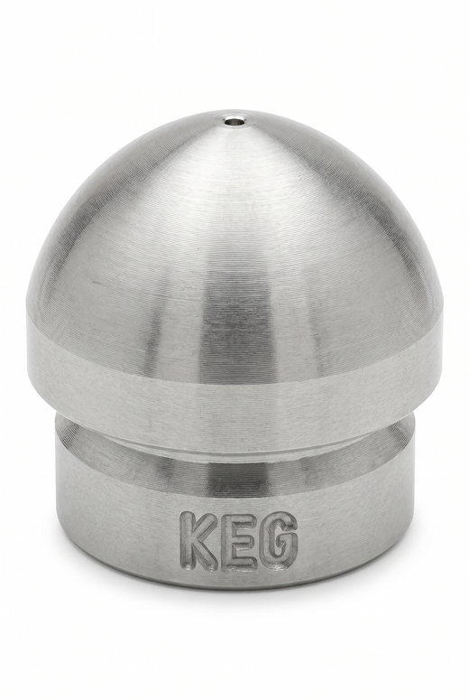 KEG Ball Nozzle w/ Forward Jet 1/4" — Residential & Service Laterals