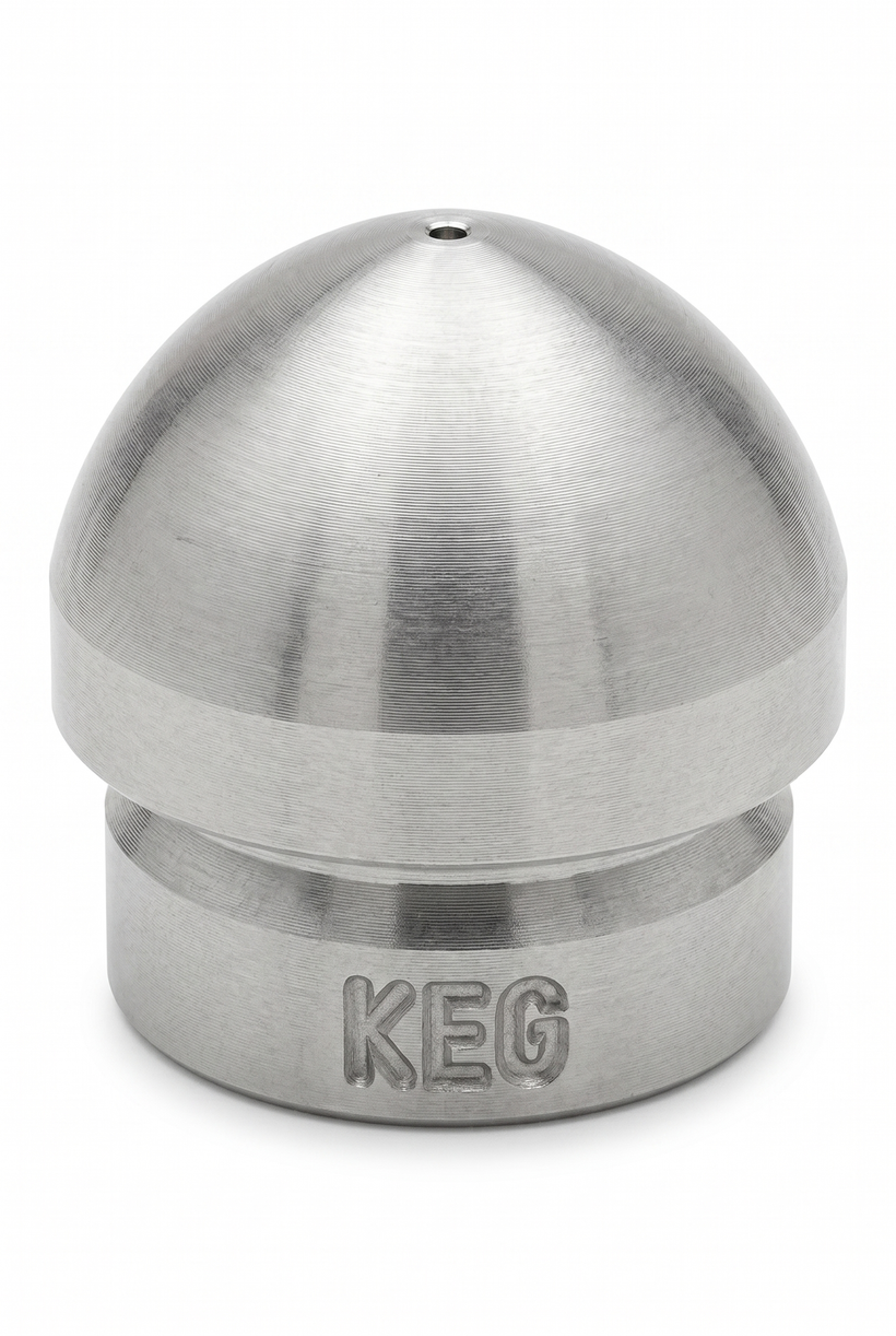 KEG Ball Nozzle w/ Forward Jet 1/4"