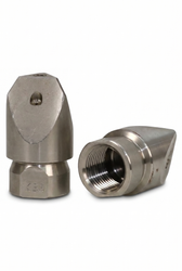 KEG Quattro Hydro Excavating Nozzle 1/2" - professional sewer jetting nozzle by KEG Technologies | Jetter Pro Supply