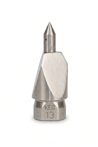 KEG Quattro Nozzle w/ Drill Point 1/2" - professional sewer jetting nozzle by KEG Technologies | Jetter Pro Supply