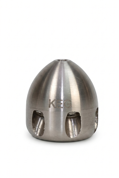KEG Sewer Flush Nozzle 3/8" (No Forward Jets) - professional sewer jetting nozzle by KEG Technologies | Jetter Pro Supply