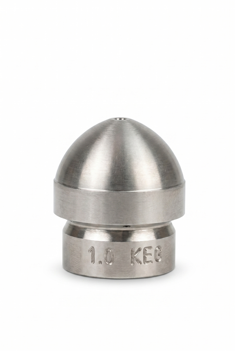 KEG Standard Nozzle w/ Forward Jet 1/4"