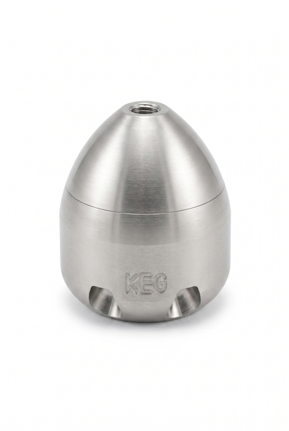 KEG Traction Nozzle w/ Forward Jet 3/8" - professional sewer jetting nozzle by KEG Technologies | Jetter Pro Supply