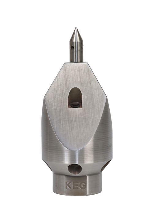 3/4" KEG Rambo Nozzle With Forward Jets And Drill Point — Demo/Used