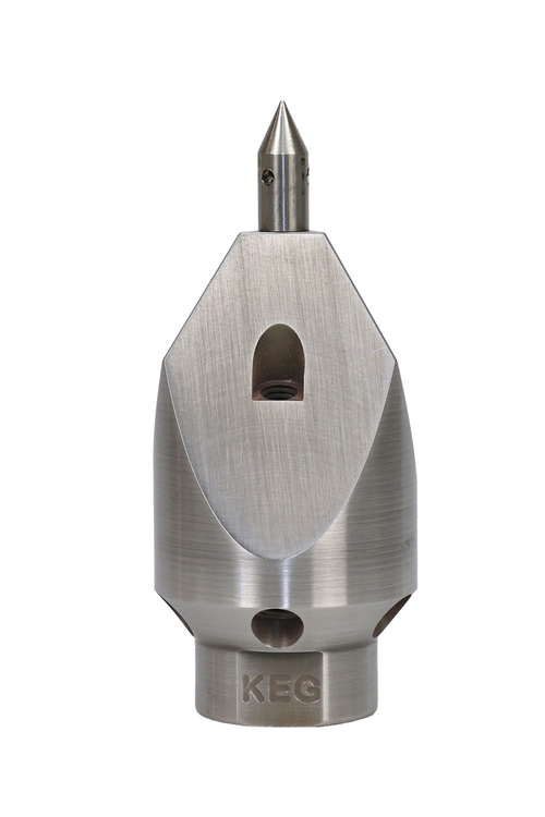 3/4" KEG Rambo Nozzle With Forward Jets And Drill Point — Demo/Used