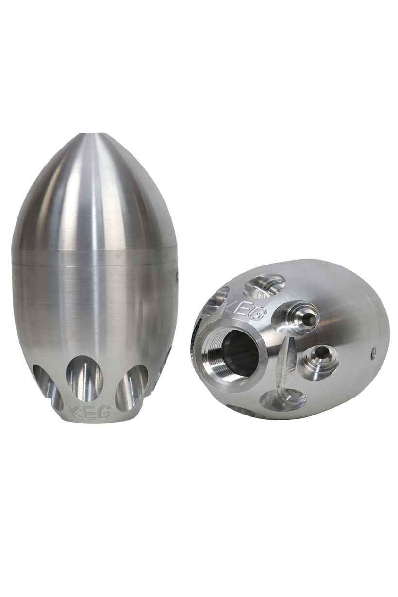 1" KEG Torpedo Nozzle Aluminum — Demo/Used