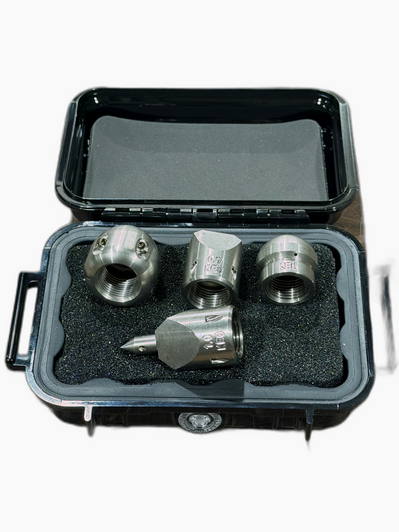 3/8" Plumber Jetter Nozzle Kit — Essential Drain Cleaning Set